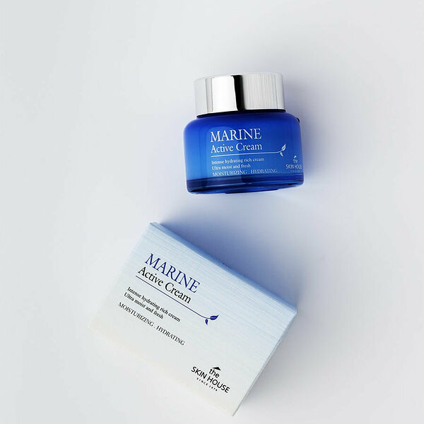 THE SKIN HOUSE Крем для лица Marine Active интенсивно увлажняющий, 50 мл