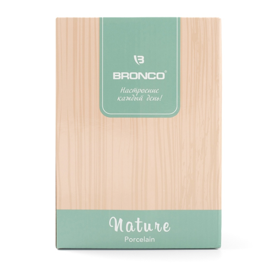 

Банка Bronco Nature с деревянной крышкой мятная 1.24 л