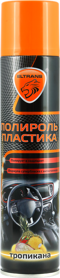 

Полироль для пластика ELTRANS тропикана, аэрозоль, 400мл