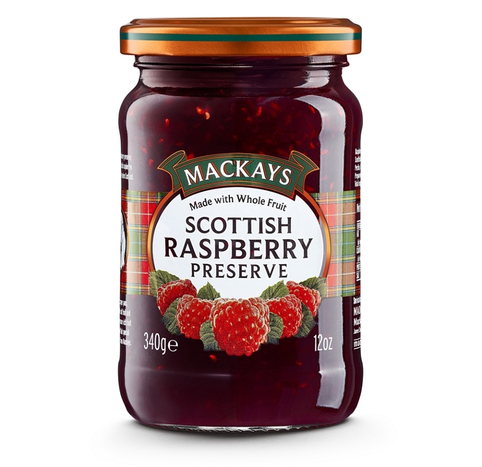 

Десерт ягодный Mackays из малины