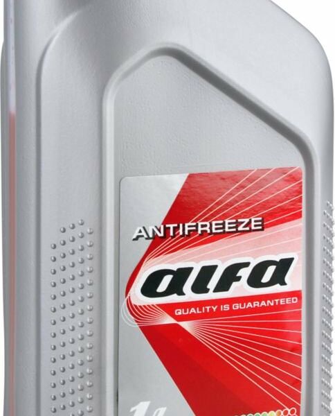 Антифриз Alfa красный, 1 л