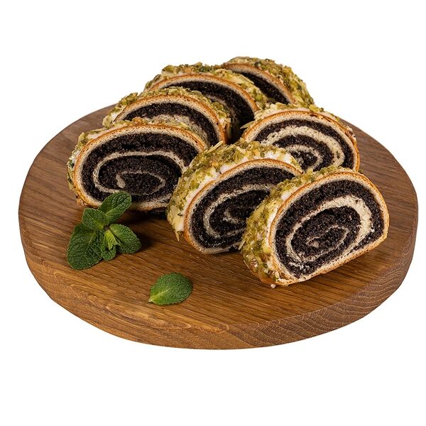 Рулет маковый с фисташками от шеф-пекаря