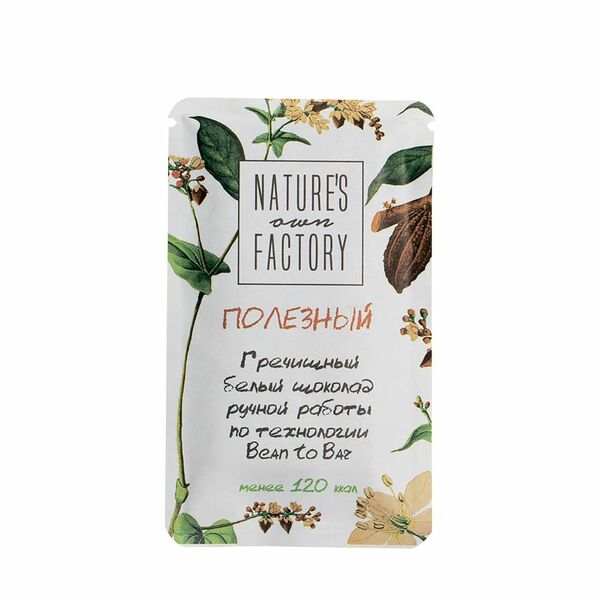 Шоколад Белый Гречишный  Nature's own factory,