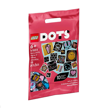 

Конструктор детский LEGO Dots Экстра "Блеск и сияние" 115 деталей, возраст 6+