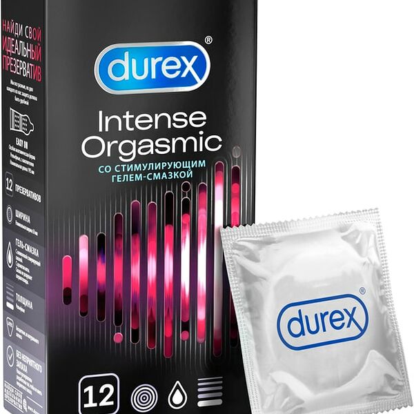 Презервативы Durex Intense Orgasmic 12шт