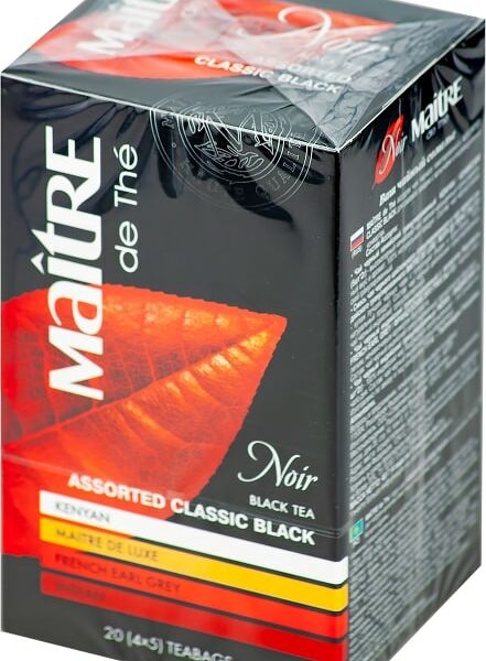 Чай черный Maitre De The Noir Ассорти 20*2г
