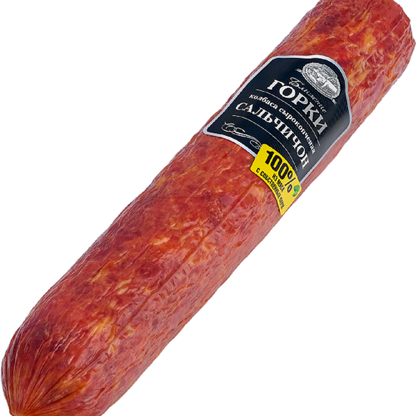 Колбаса Ближние горки Сальчичон сырокопченый, вес