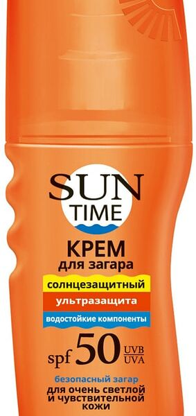 Крем для загара Sun Time SPF 50 150мл