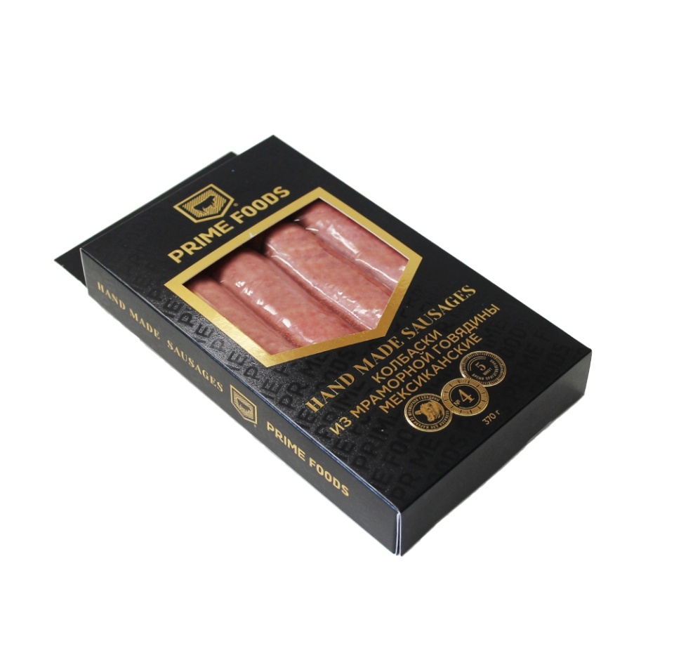 

Колбаски Prime Foods Мексиканские из мраморной говядины для жарки 370 г