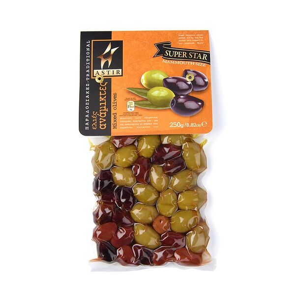 Оливки ASTIR ассорти с косточкой традиционные
