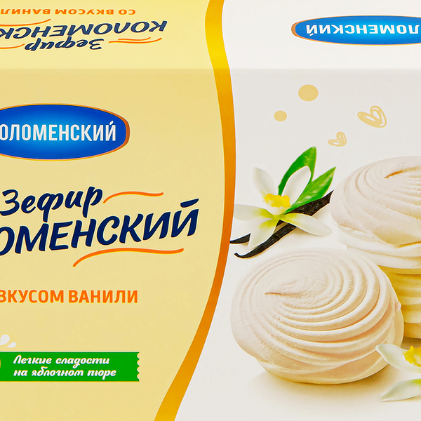 Зефир КОЛОМЕНСКОЕ со вкусом ванили, 250г
