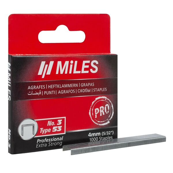 Скобы тип 53, 4 мм, 1000шт