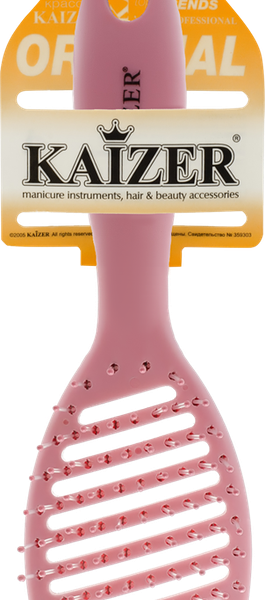 Расческа массажная KAIZER вентиляционная, цвета в ассортименте, Арт. 80000