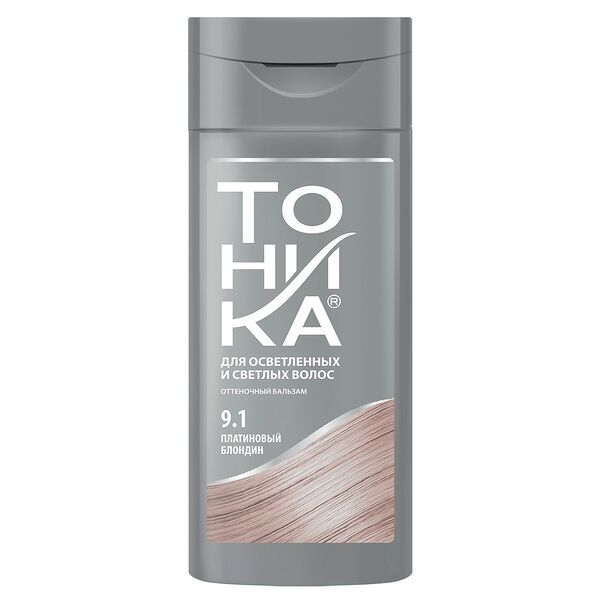 Бальзам оттеночный для волос Тоника, Платиновый Блондин, 9.1, 150 мл