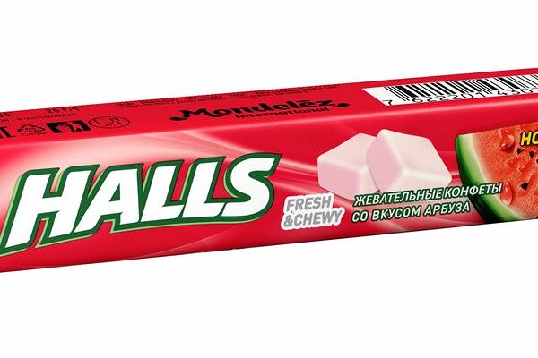 Жевательные конфеты Halls Fresh & Chewy Арбуз 47г