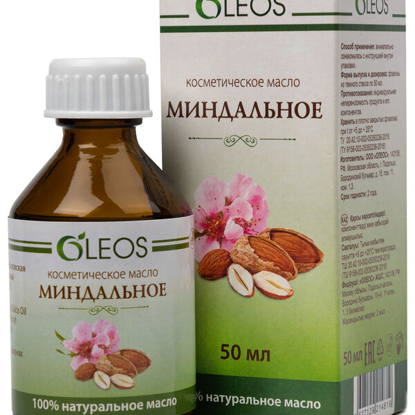 Косметическое масло Oleos Миндальное