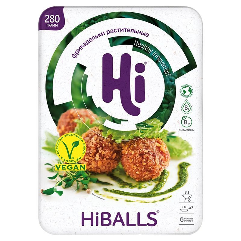 

Фрикадельки Hi Hiballs растительные замороженные 280 г