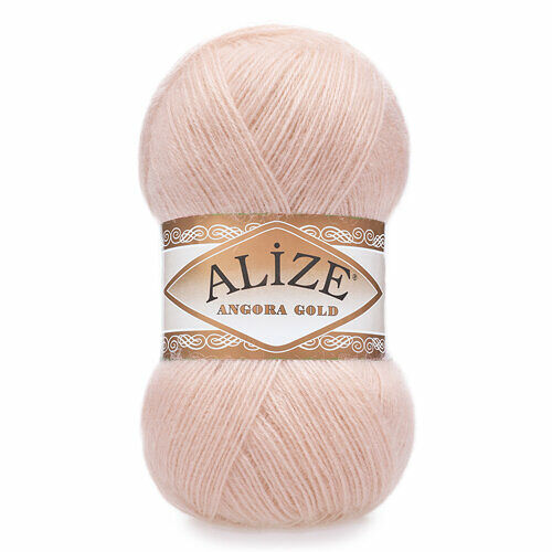 Пряжа ALIZE 'Angora Gold' 100гр. 550м (80%акр, 20%шерсть) ТУ(404 пудра)
