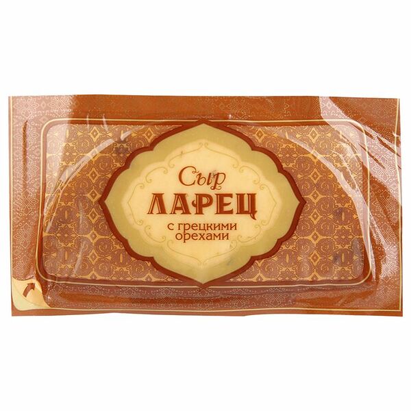 Сыр полутвердый Ларец с грецким орехом 50%
