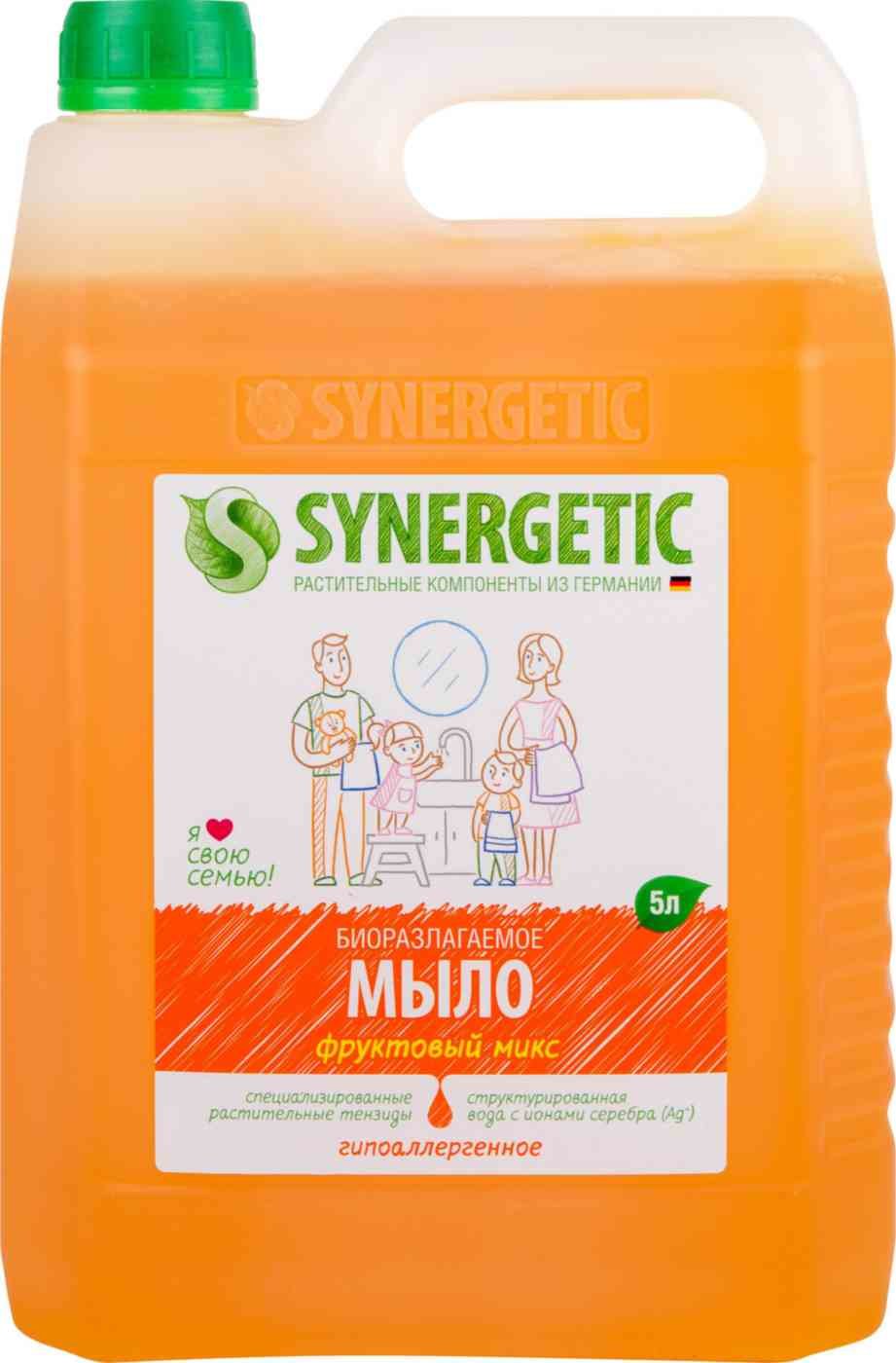 

Мыло жидкое гипоаллергенное Фруктовый микс ТМ Synergetic (Синергетик)
