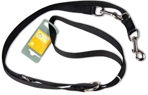 Поводок-перестежка для собак Hunter Smart Ecco 20/200 нейлон черный