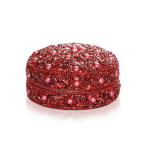 Ароматическая свеча - шкатулка с бисером LiveFresh 