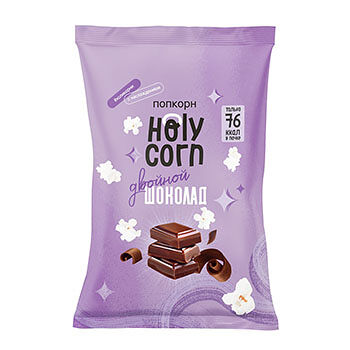 Попкорн Holy Corn Двойной шоколад 20г, Россия