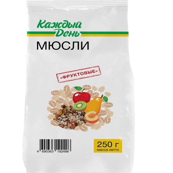 Мюсли Каждый день с фруктами