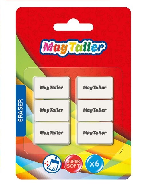 

Ластик белый Kumi Mini Mag Taller 6 шт