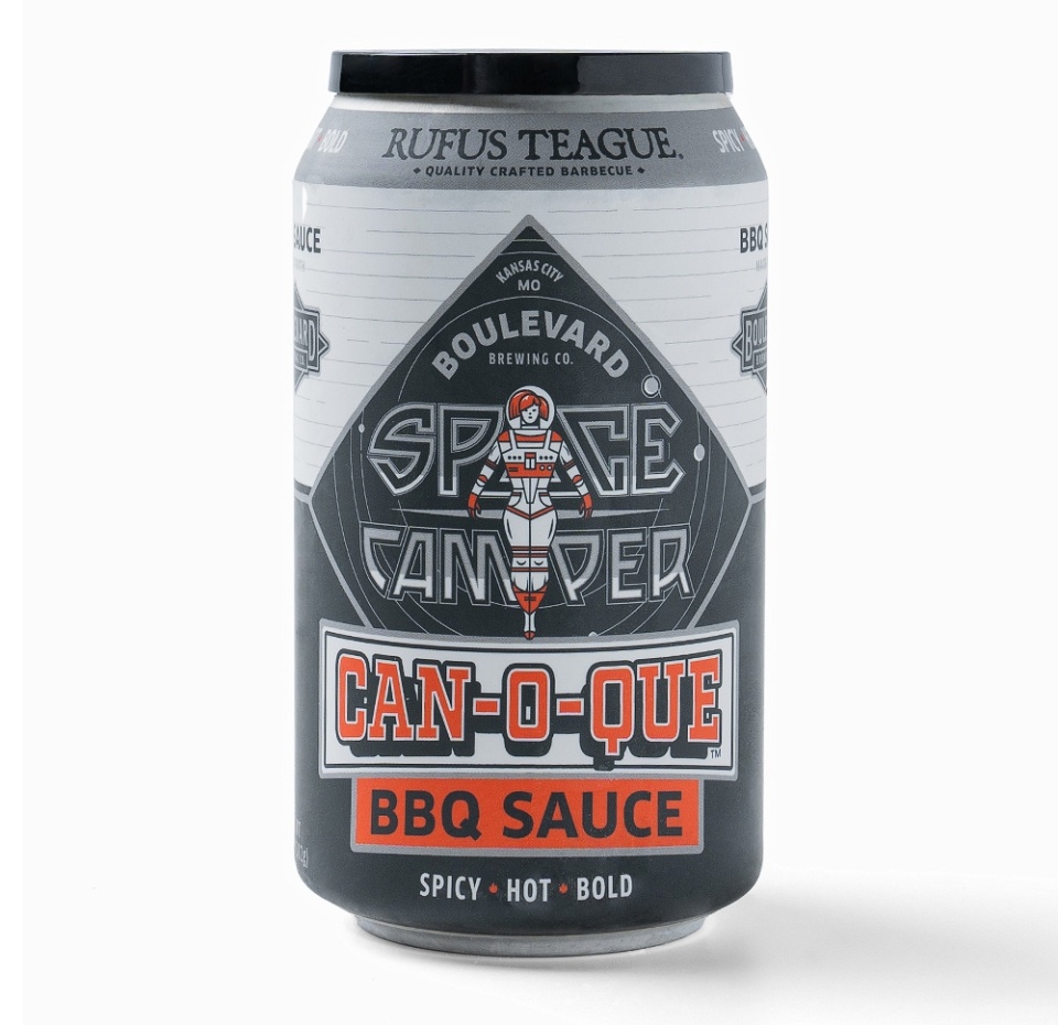 

Соус томатный Can-O-Que BBQ с добавлением пива Boulevard Space Camper IPA, Rufus Teague, 382 г, США