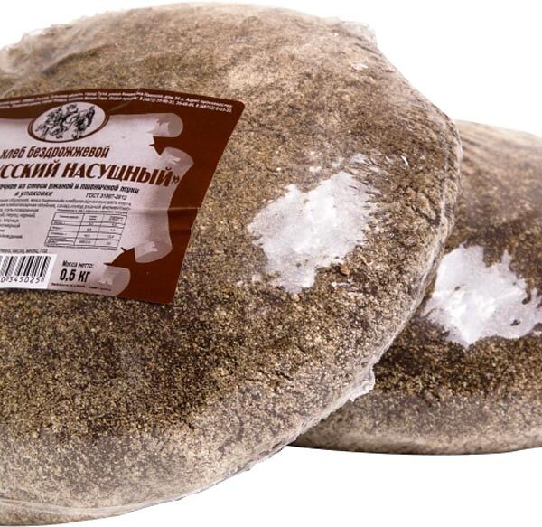 Хлеб ржано-пшеничный Авангард Старорусский Насущный бездрожжевой