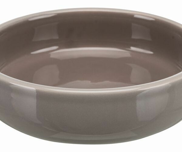 Керамическая миска для короткомордых пород, 0,3 л, D=15 см, в ассортименте
