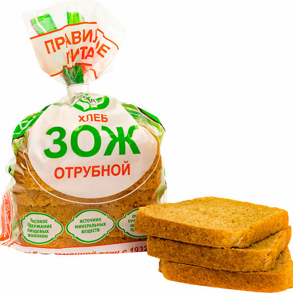 Хлеб Хлеб Беляевский Отрубной в нарезку 250г