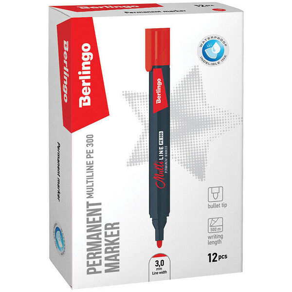 Маркер перманентный Berlingo 