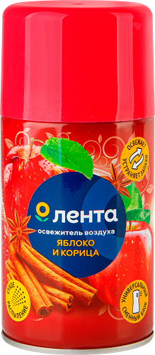 Баллон сменный аэрозольный Лента Яблоко и корица 230 мл