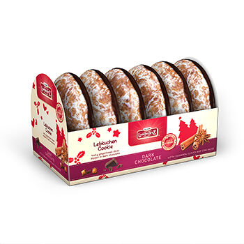 Пряники Lambertz Contrella Classic в темном шоколаде