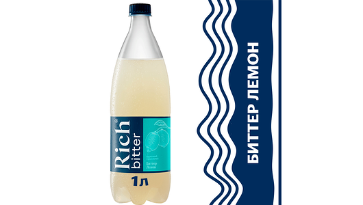 Напиток Rich Тоник Биттер Лемон 1 л