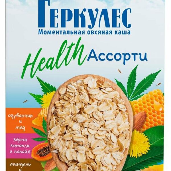 Геркулес Русский Продукт Health Ассорти, 6 пакетиков х 35 г