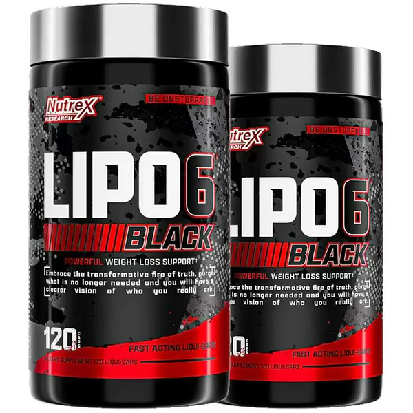 Nutrex Lipo-6 Black - 240 капсул (2 шт по 120 капсул)