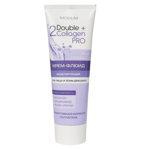 Крем-флюид для лица и зоны декольте Modum Double Collagen Pro