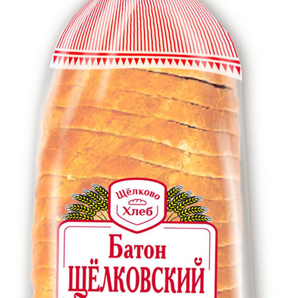 Батон Щелковохлеб Щелковский в нарезке, 380г