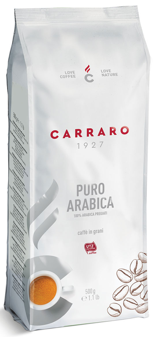 

Кофе зерновой Carraro Arabica 100% 500 г