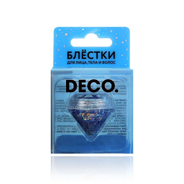 Глиттер Deco Dream dust для лица, тела и волос blue