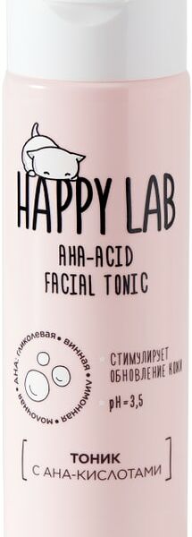 Тоник Happy Lab с ана-кислотами 200мл