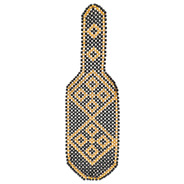 Ng массажер 131x39см, деревянные шарики, светлое дерево, 012b-3