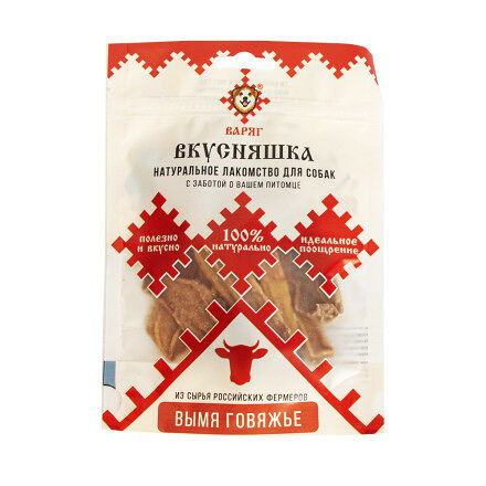 Лакомство для собак Варяг вымя говяжье