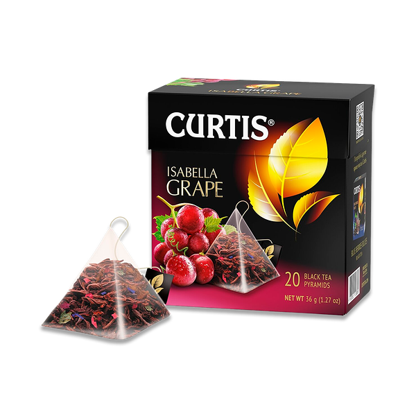 Чай Curtis Isabella Grape черный с ароматом винограда 20 пакетиков
