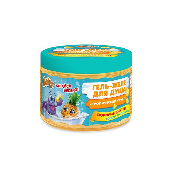 Гель-желе для душа детский Тропический фрукт с сюрпризом 300мл Baffy