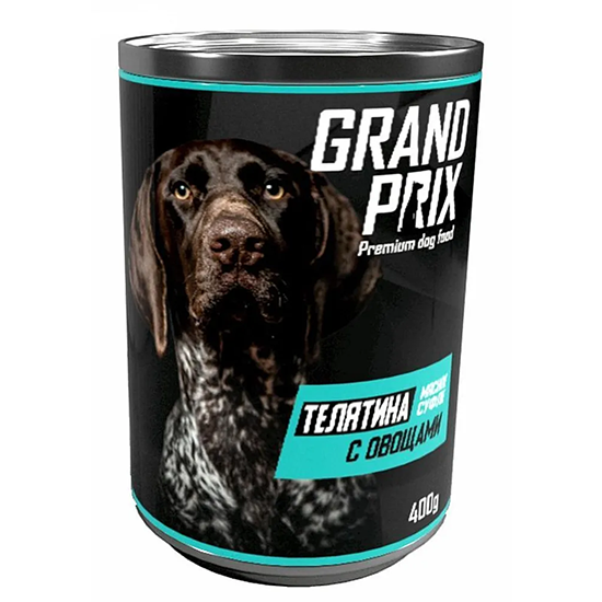 

Корм для собак Grand Prix мясное суфле Телятина с овощами 400 г