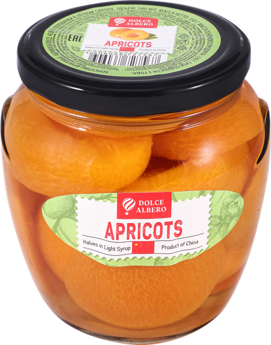 

Абрикосы Dolce Albero половинки в легком сиропе 580 мл